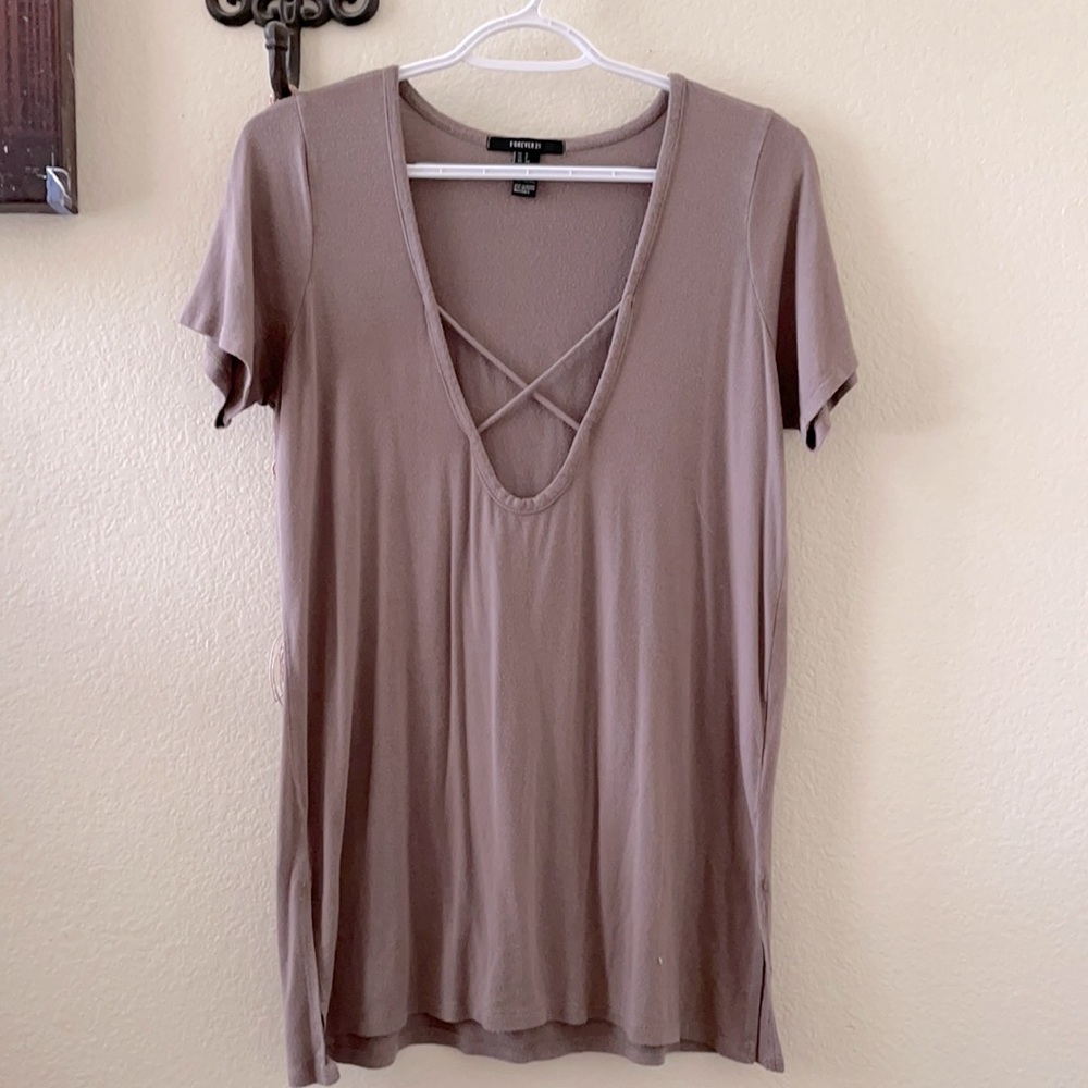 Forever 21 low cut shirt